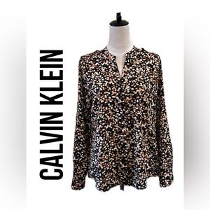 B8 CALVIN KLEIN WOMEN’S BLOUSE SIZE S. Color Multi